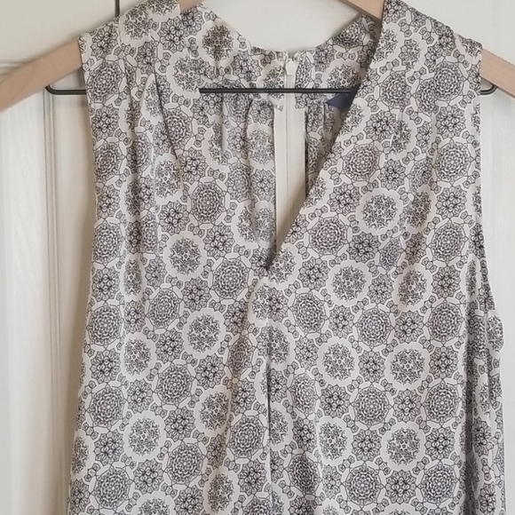 Peter Som Sleeveless Mixed Pattern Shift Dress - Picture 3 of 10